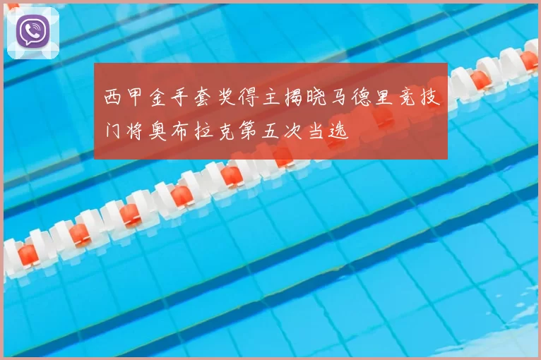 西甲金手套奖得主揭晓马德里竞技门将奥布拉克第五次当选